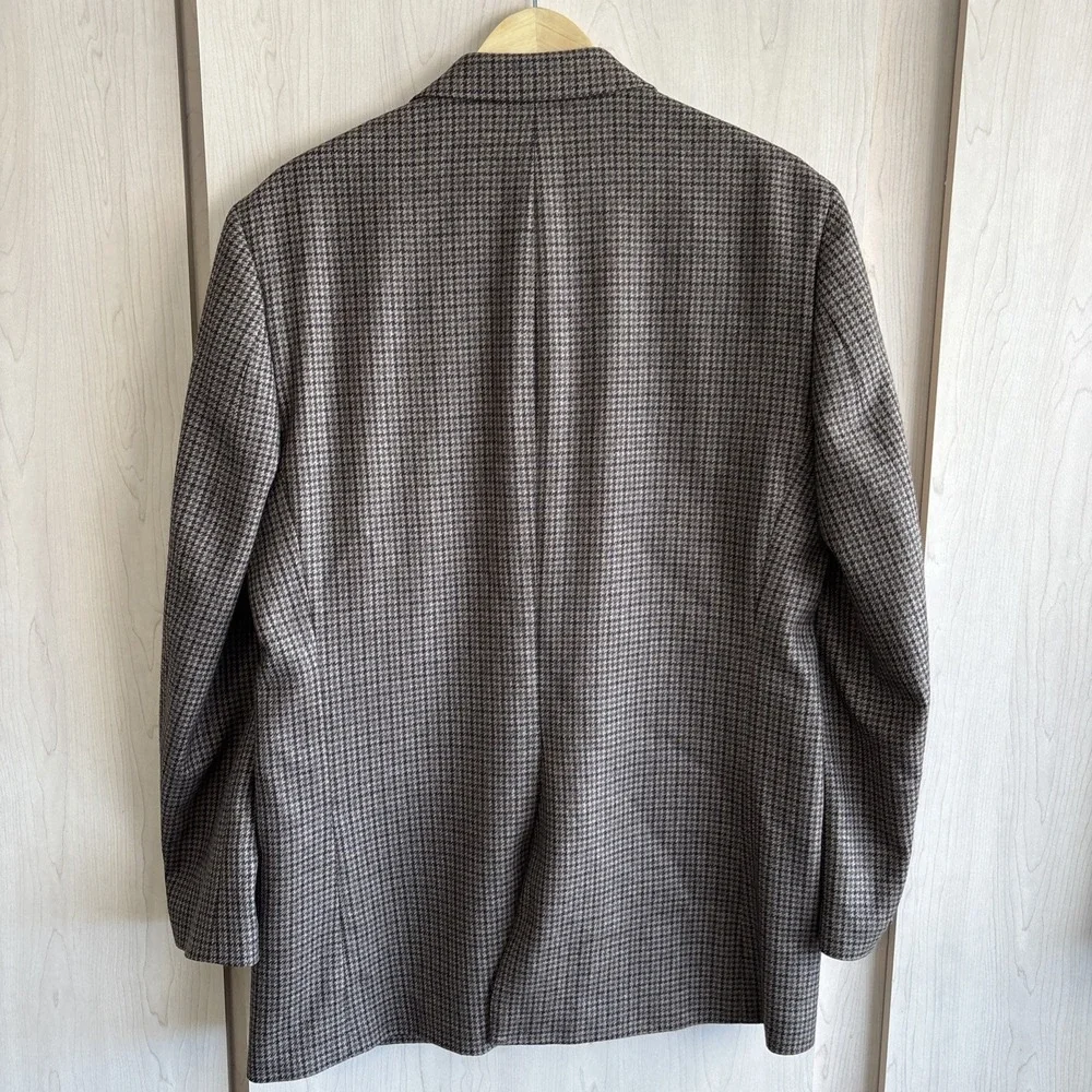 Men's 41L Wool Cashmere Blazer Ralph Lauren For Dillard's 3-Button Geometric